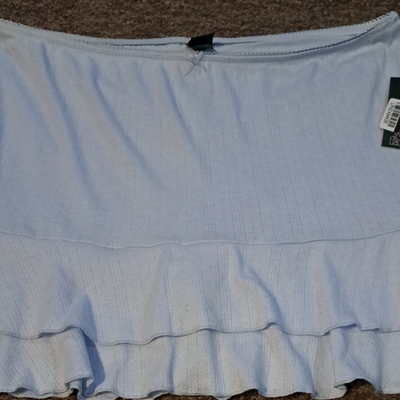 Wild Fable Light Blue Ruffle Mini Skirt - Picture 3 of 5